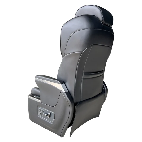 2nd row captain seats rear back design view display