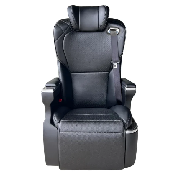 2nd row captain seats front view optional 360 degree rotation