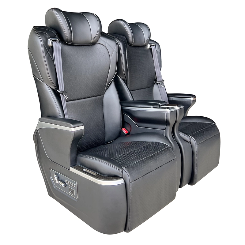 2nd row captain seats matching pair side view display