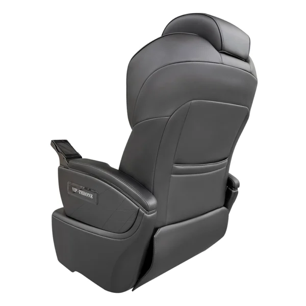 Black smooth nappa leather captain seat sienta rear view, rear storage pocket with armrest touch screen