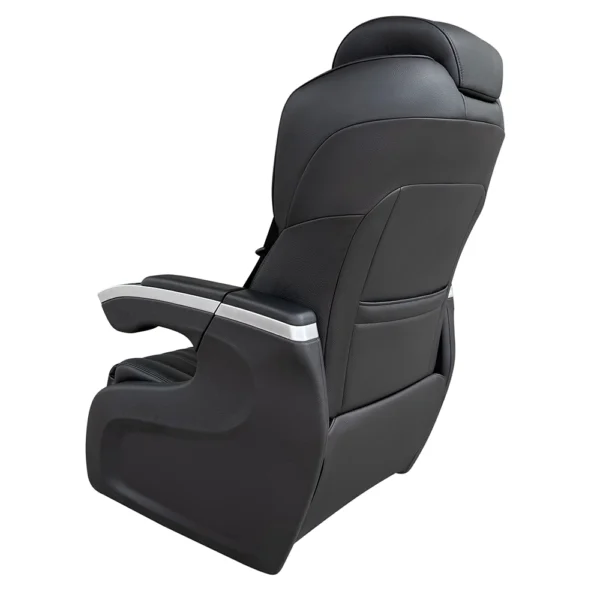 captain seat for van backrest design showing premium leather texture and contoured shape