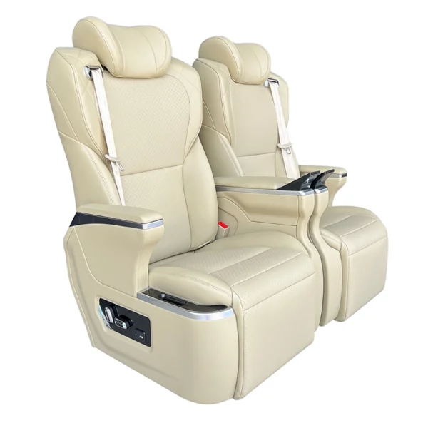 Hiace captain seat pair side view custom color available
