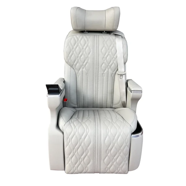 Light leather mercedes v class captain seats front display, full custom leather color available