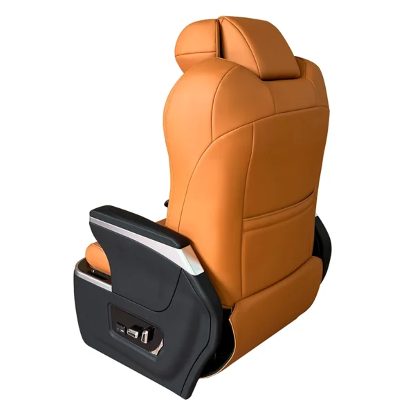 Luxury car seat manufacturers rear back design view