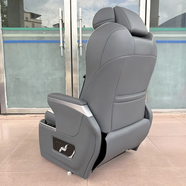 Luxury seats in car rear back view design display