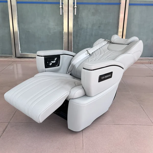 Super grandia captain seat fully reclined backrest and leg rest