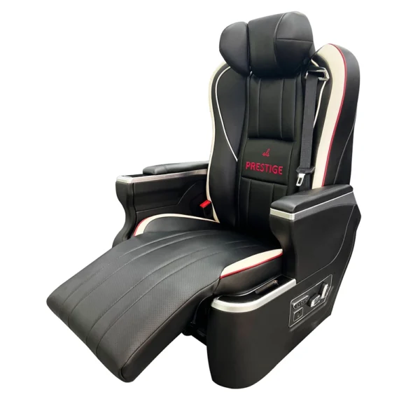 Toyota Alphard captain seat equipped with retractable electric leg rest