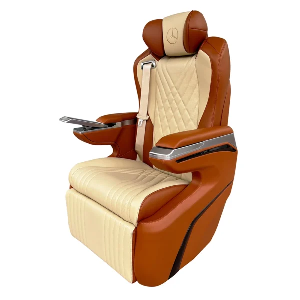 V class captain seats touchscreen controller display
