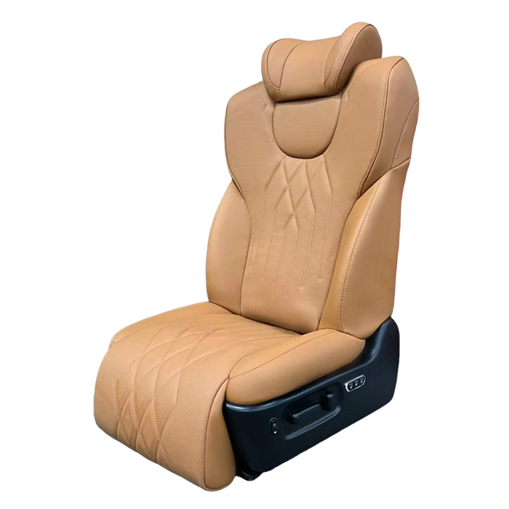 High-quality car passenger seat featuring built-in ventilation, heating, and massage functions for maximum comfort.